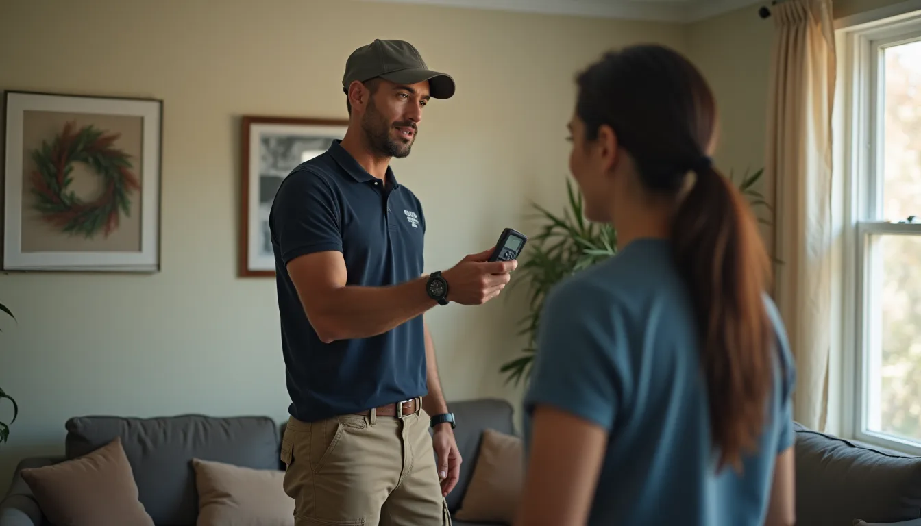 Water damage restoration service